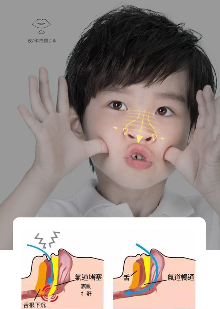 日本熱銷防打呼止鼾貼 21枚/包(3枚/張,7張/包)