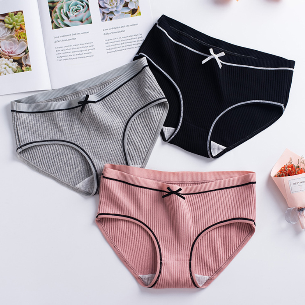 加大碼中腰極舒棉內褲