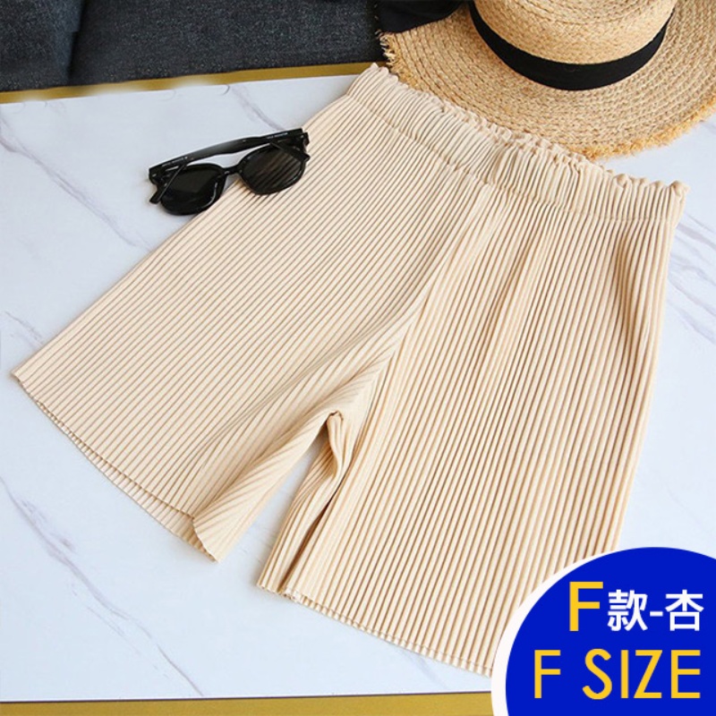 韓國製多款鬆緊腰寬鬆涼感輕薄舒適短褲 休閒褲 冰絲褲