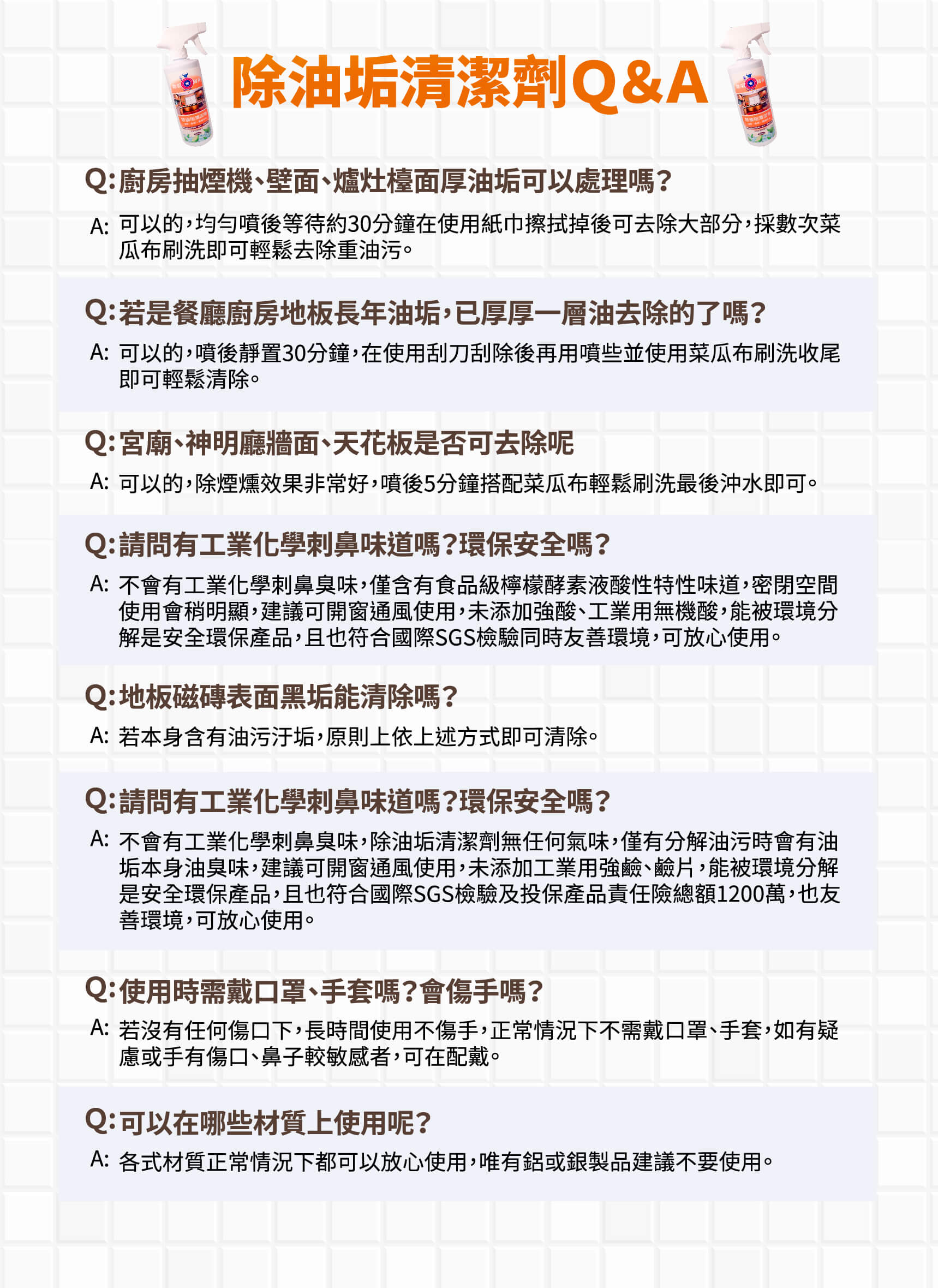 【除垢隊長】除油垢清潔劑 100ml/250ml/500ml/4L