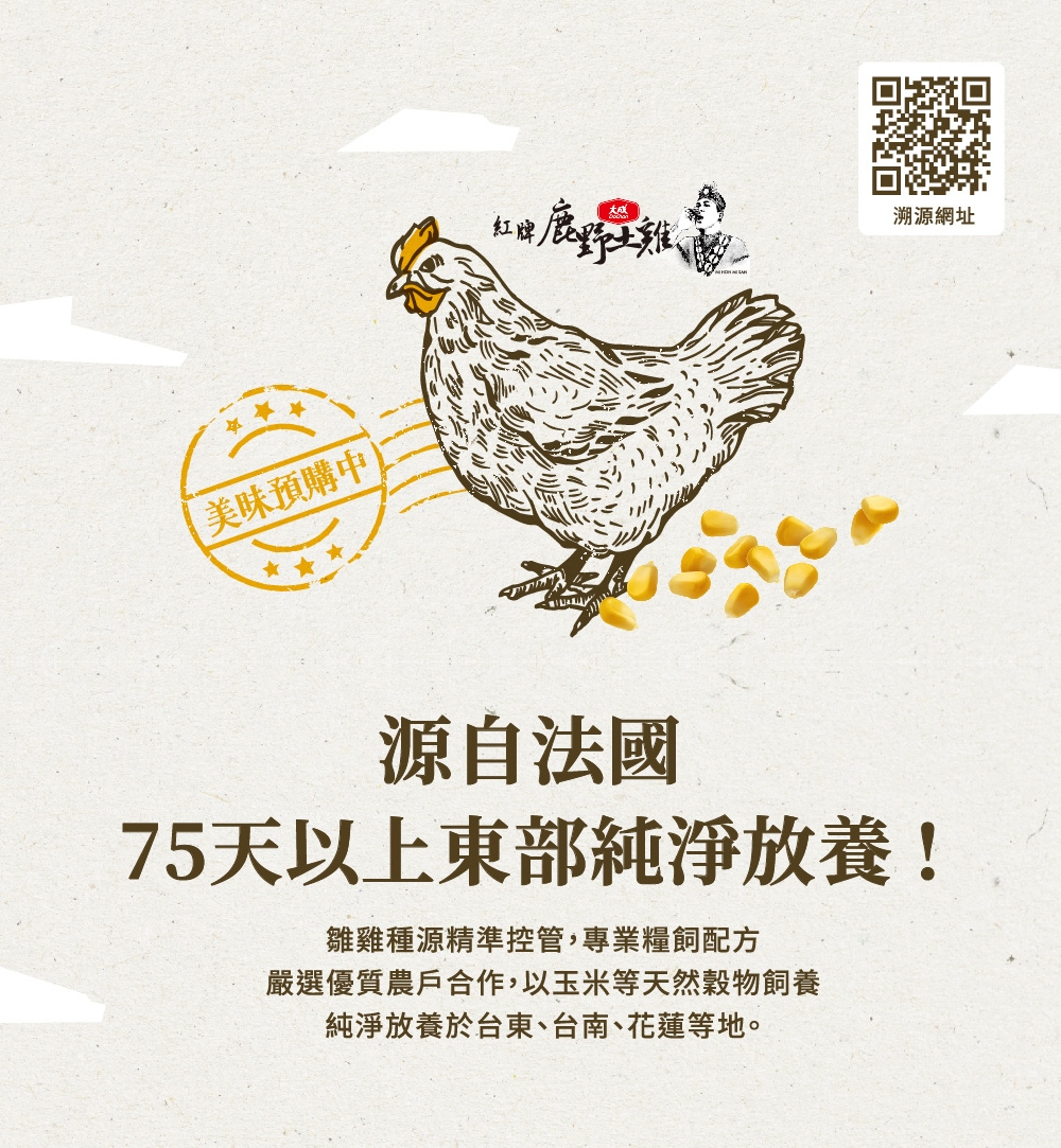 【大成食品】法式紅牌鹿野土雞胸肉300g/土雞里肌胸300g任選 里肌肉 雞胸