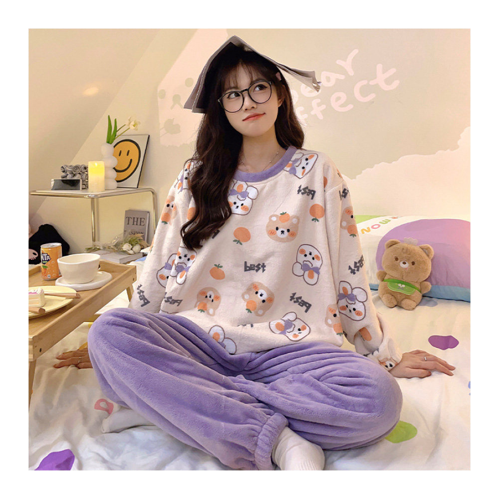 親親動物系列珊瑚絨睡衣 8色可選