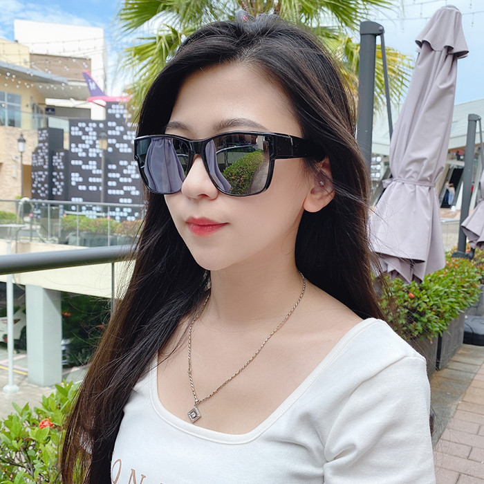 MIT台灣製韓版時尚抗UV大框防眩光偏光套鏡 太陽眼鏡 墨鏡