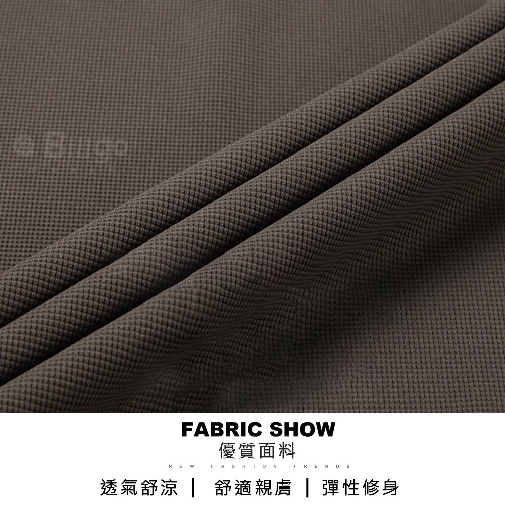 簡約有型舒滑字母素面親膚長袖POLO衫 M-4XL 長袖上衣 4色