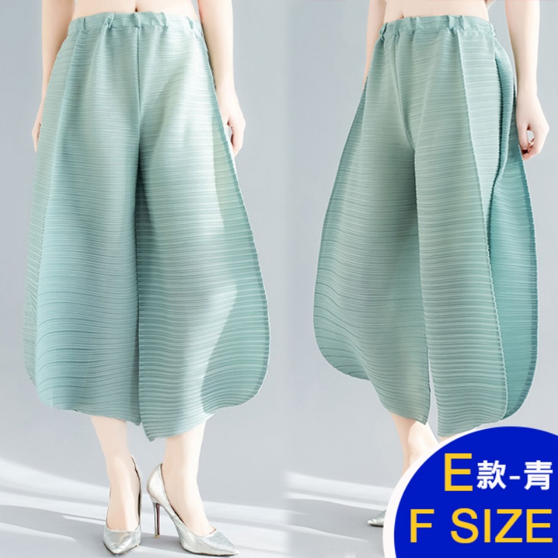 韓國進口三宅風褶皺壓褶褲任選(皺褶 壓褶 秋裝)