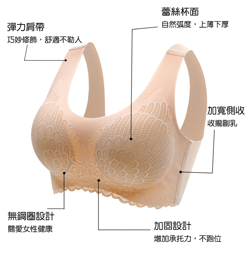 日系乳膠果凍無鋼圈內衣