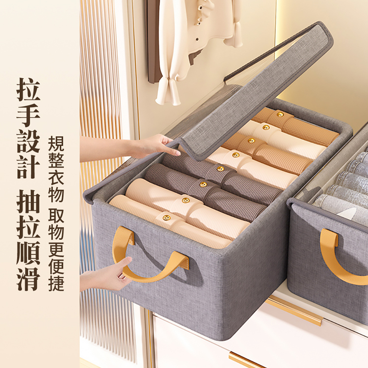 加厚含蓋可折疊鋼架防塵收納箱