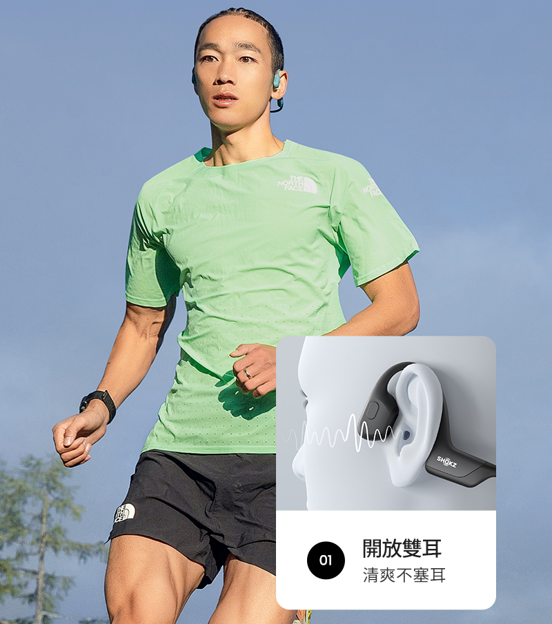 【SHOKZ】OPENRUN PRO 骨傳導藍牙運動耳機