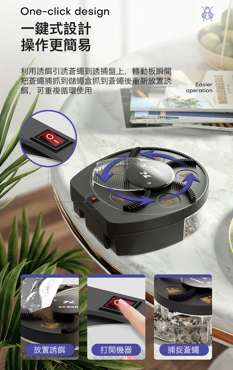 360度懸掛自動捕蒼蠅器