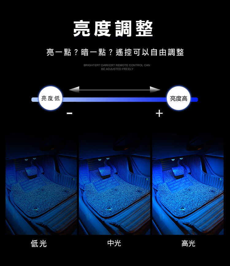 免改裝汽車七彩氛圍燈 (滿天星/LED內飾燈/車用裝飾)