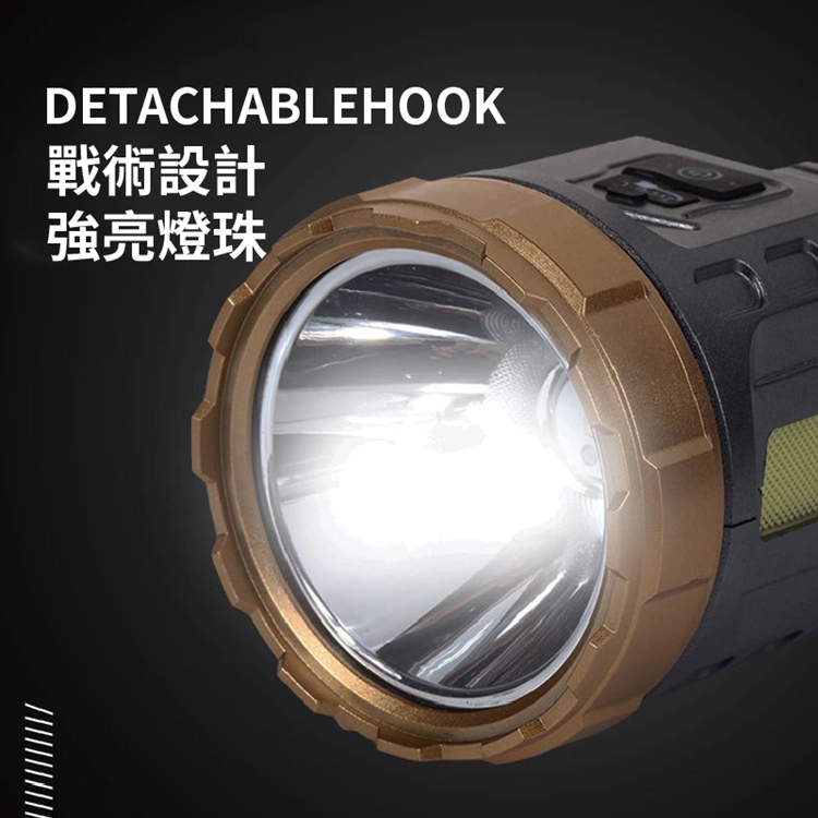 手提可拆卸高亮工作手電筒