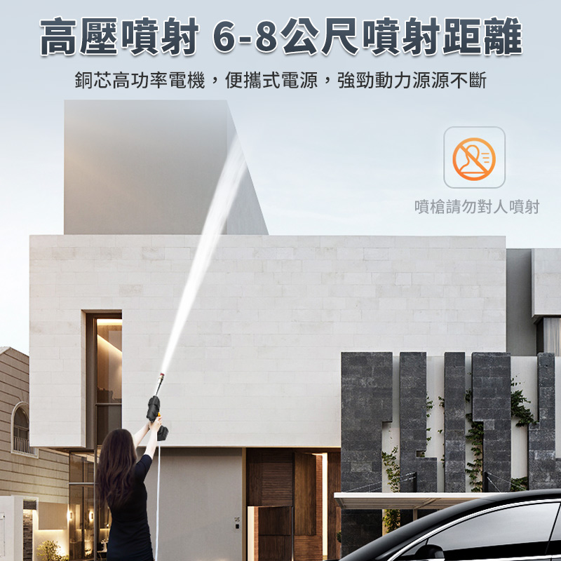 【FJ】創新便攜式無線高壓清洗機CG6(清洗必備)