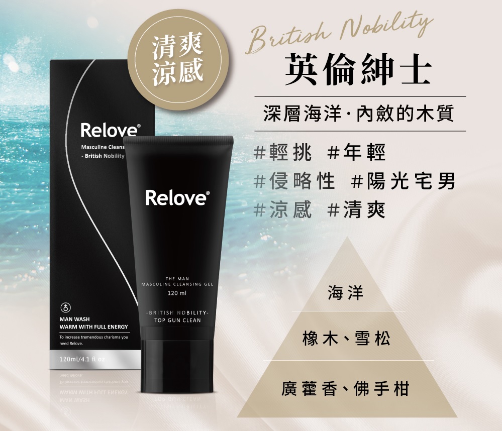 【Relove】男性私密清潔凝露120ml 溫感/涼感/PLAYBOY聯名款