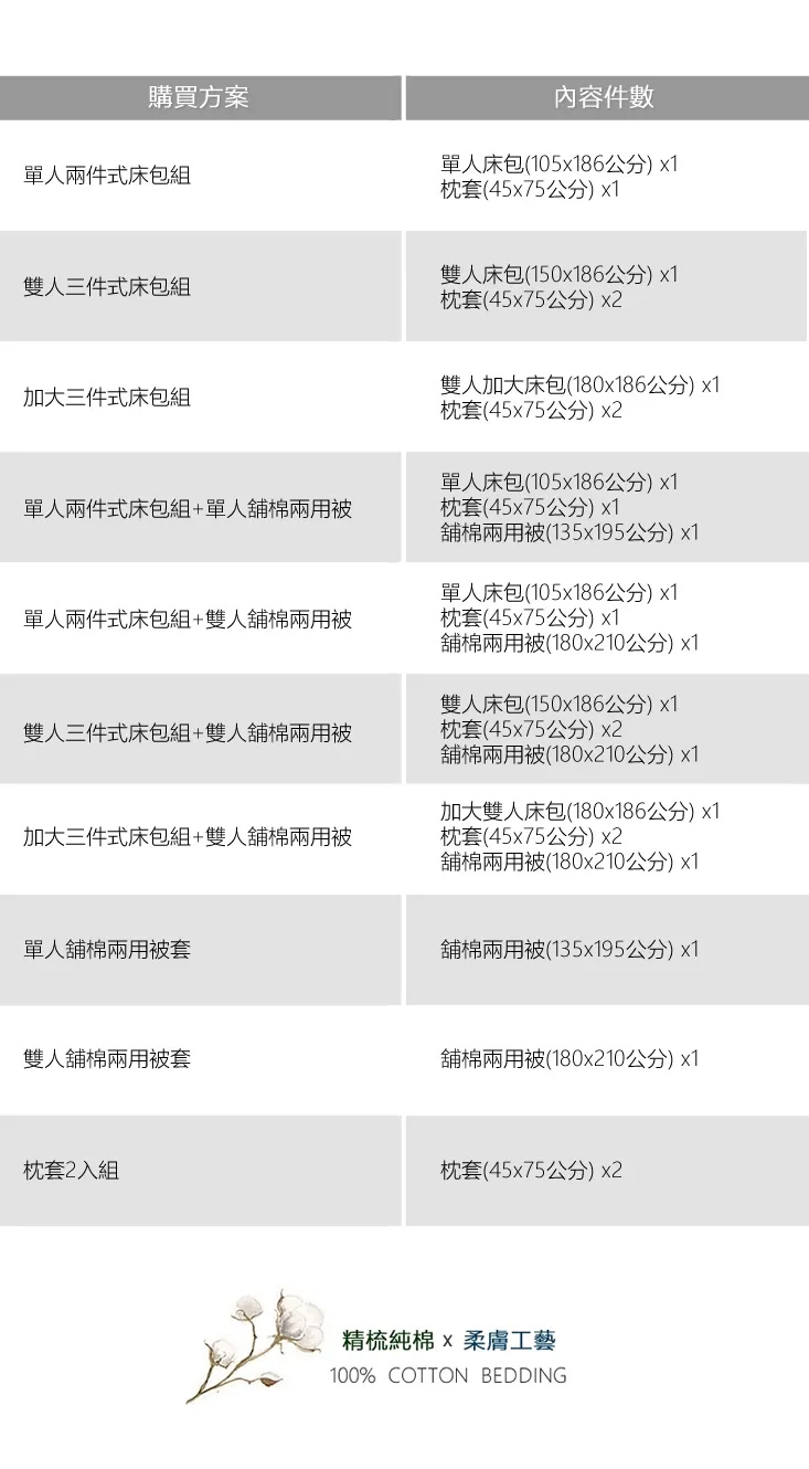 台灣製造40支特級純棉床包組 床包 鋪棉兩用被 棉被