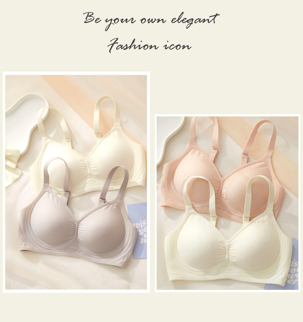 果凍軟提拉支撐固定杯無鋼圈內衣 兩款任選