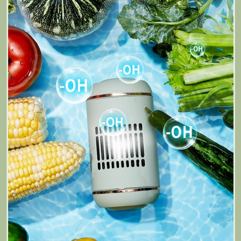便攜式無線充電蔬果淨化清洗機 蔬果清洗機 餐具淨化器 (18W)