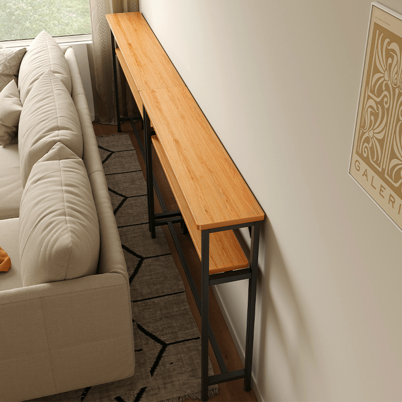 【蔓斯菲爾】沙發靠背單層置物架 長條架 邊縫床頭櫃 80x20x75.2cm