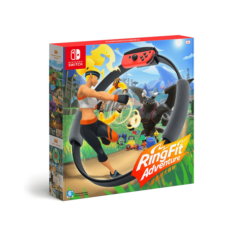 【Nintendo任天堂】Switch遊戲片中文版 健身環大冒險+配件