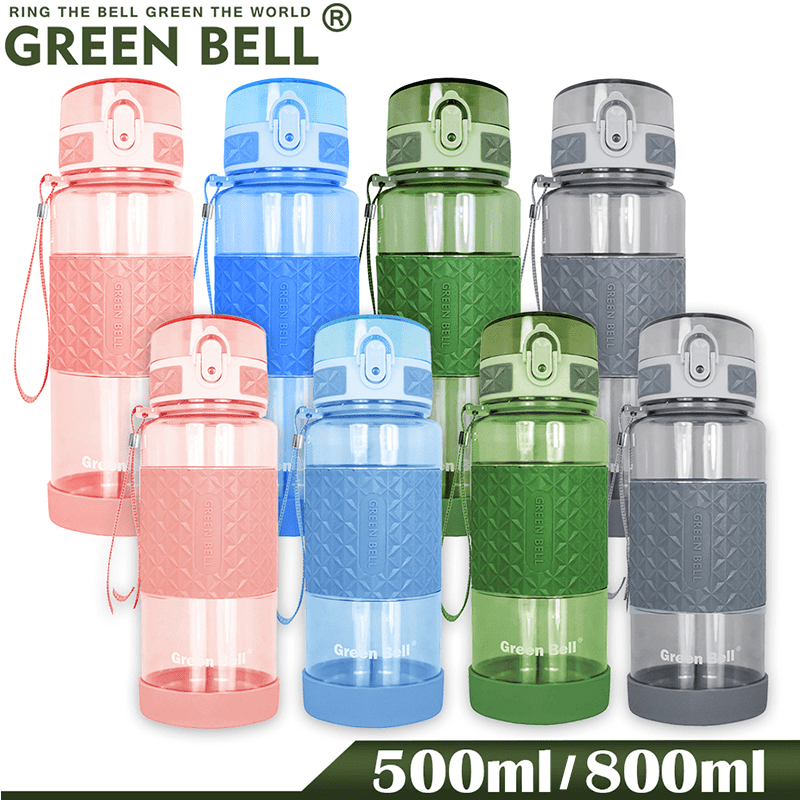 【GREEN BELL綠貝】果漾彈蓋水壺 500ml/800ml SGS檢驗合格