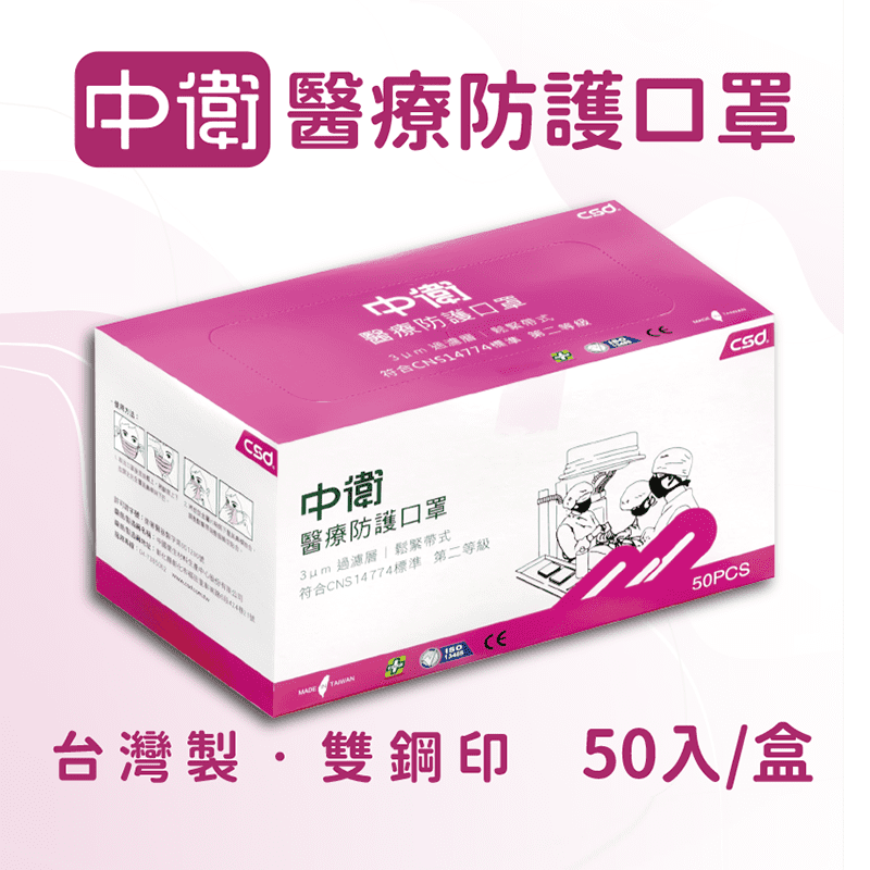 中衛 CSD中衛二級天空粉醫療口罩