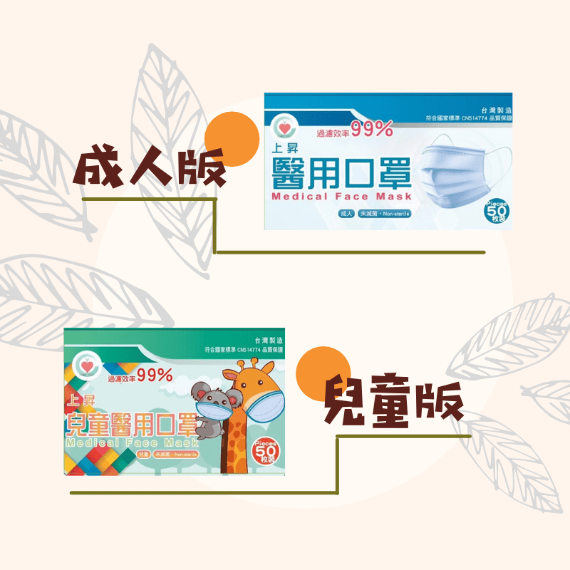 【CARE YOU凱護優】醫療口罩(50片/盒) 成人口罩/兒童口罩/平面口罩
