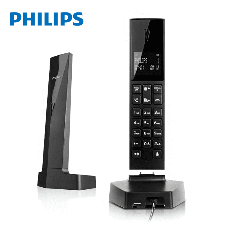 【Philips飛利浦】LINEA V設計款 無線電話 (M3501B)