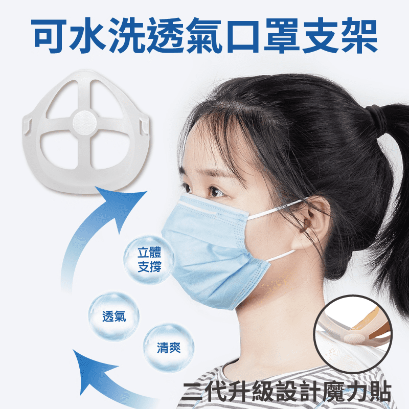 【DaoDi】第二代水洗透氣口罩支架