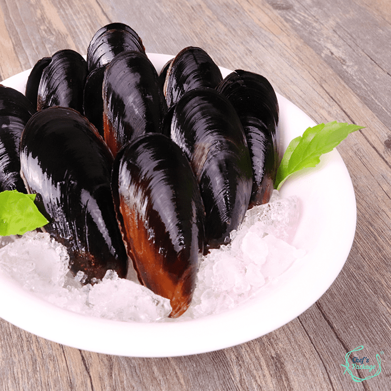 鮮美熟凍全殼淡菜
