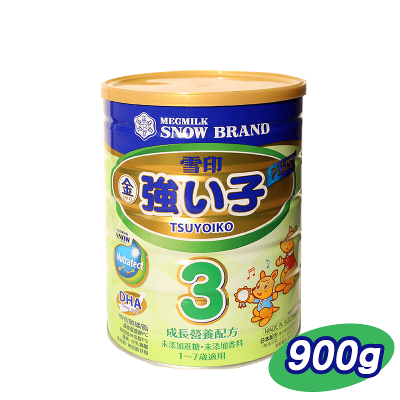【SNOW 雪印】 金強子3 PLUS成長營養配方 900g/罐