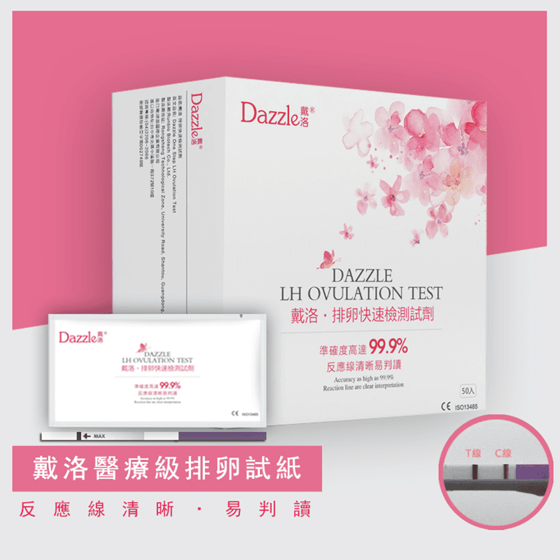 Dazzle 戴洛高準度顯色排卵試紙