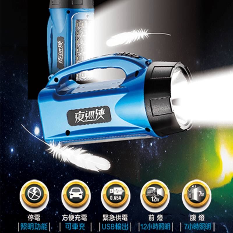 【太星電工】多功能LED充電式照明燈 IF800,今日結帳再打82折!
