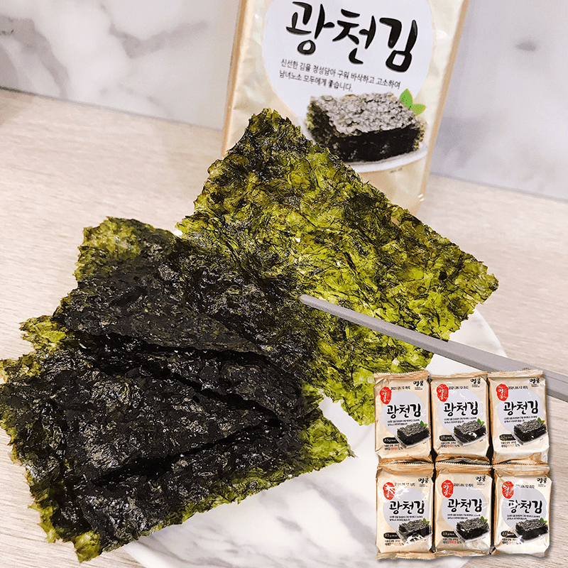 韓國金版廣川鹽味海苔 生活市集 Line購物