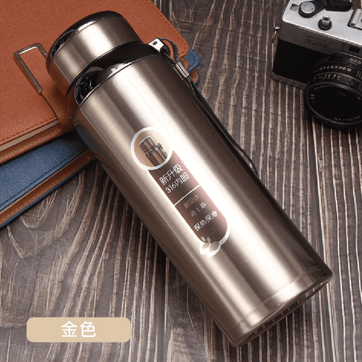 316不銹鋼大容量真空保溫杯 600ml/1000ml