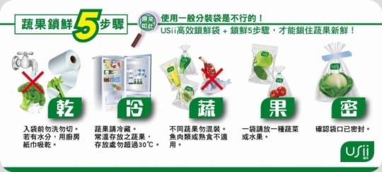 【USii】高效鎖鮮袋 夾鏈袋