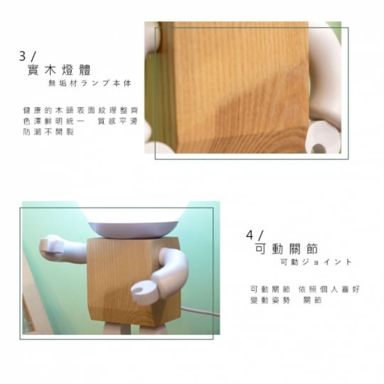 聖誕禮物機器人夜燈