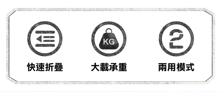 【ONE HOUSE】優奈變形二合一折疊平板手推車-煞車款 OH-L302