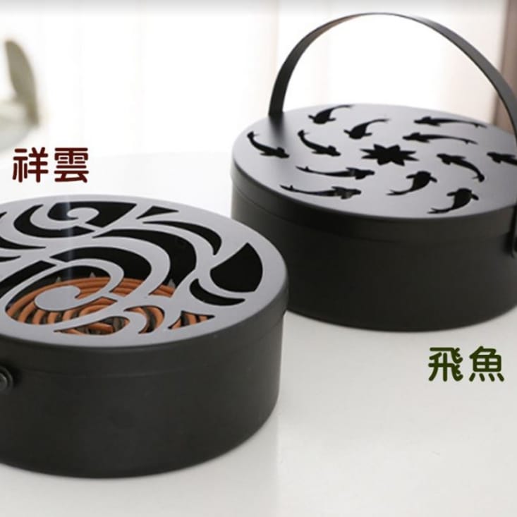 日式鏤空蚊香盒