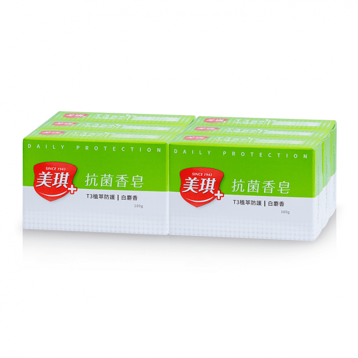  【美琪】抗菌香皂 100g X6塊 任選(白麝香/草本/茶樹)