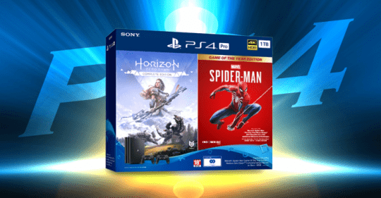 【SONY 索尼】PS4 Pro主機1TB(地平線:期待黎明 完全版+ 蜘蛛人 年度版 同捆組)