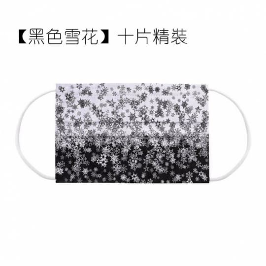 聖誕節三層熔噴防護口罩