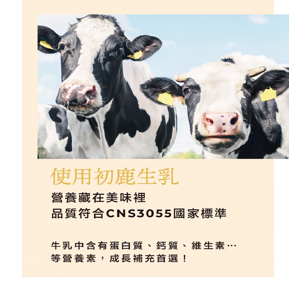 【初鹿牧場】原味生乳保久乳／米牛乳200ml 牛奶 乳品 飲品
