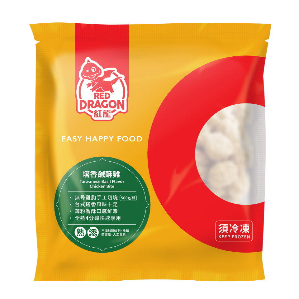 【紅龍】塔香鹹酥雞(500g/包) 炸物/宵夜/晚餐/派對美食