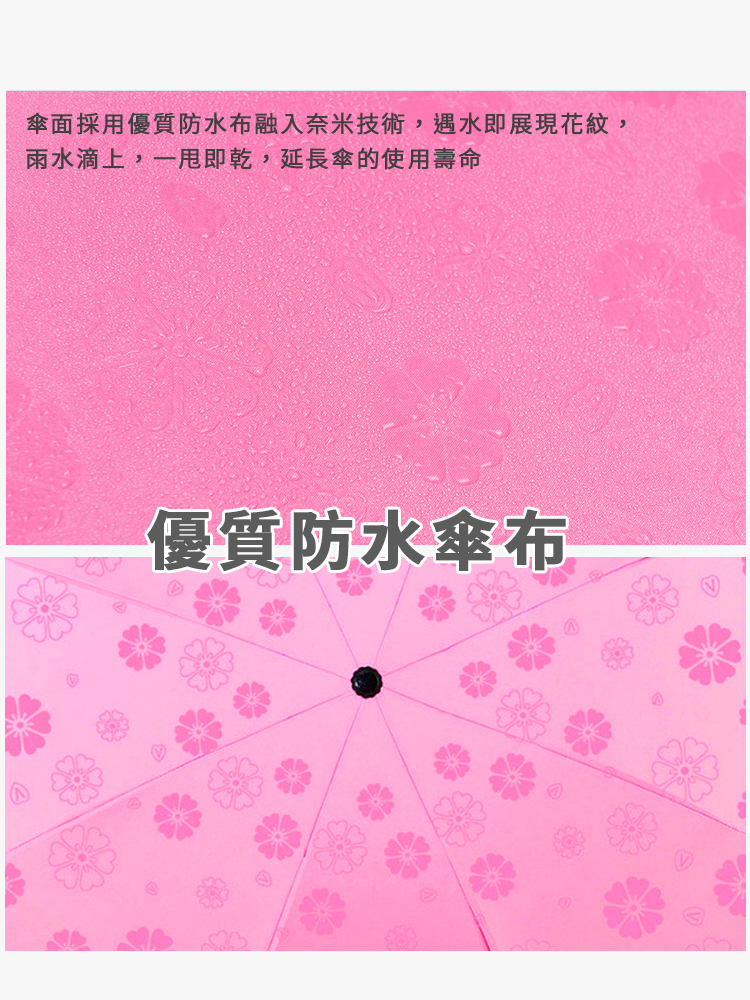遇水開花晴雨傘/摺疊傘