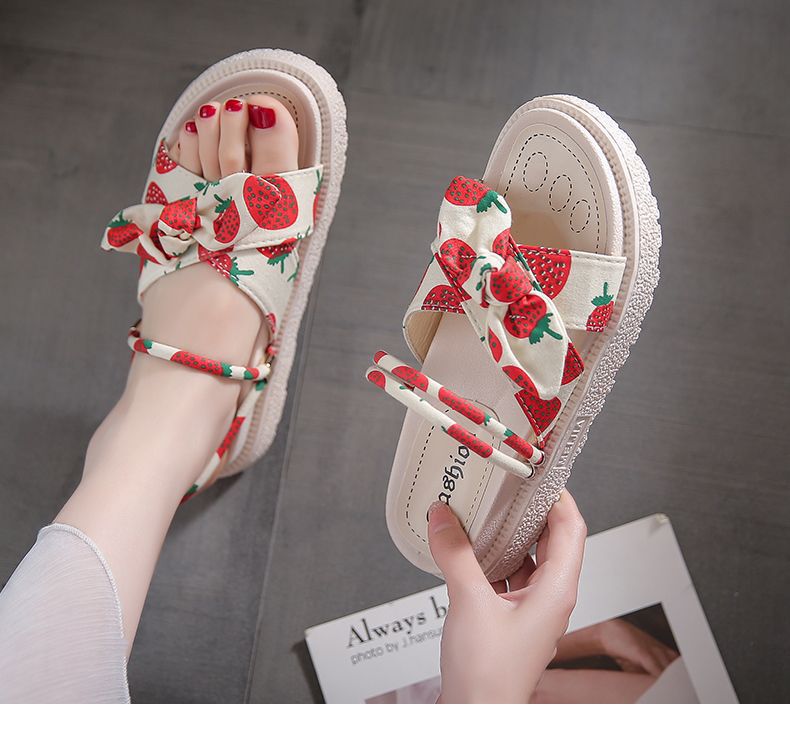 韓系透氣舒適軟底百搭兩穿涼鞋拖鞋 多款可選