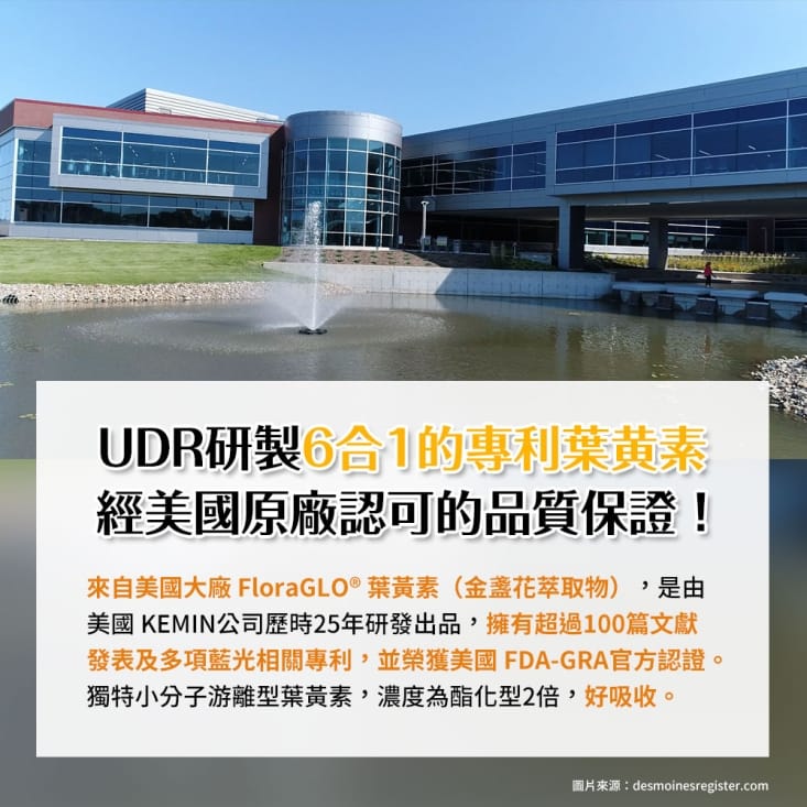 【UDR】專利藍莓金盞花葉黃素EX (30顆/盒) 游離型 黃金10：2配方