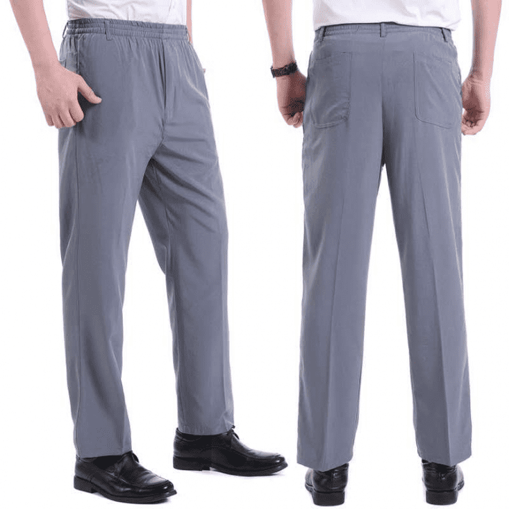 自有品牌男透氣長褲子工作褲 (XL/4XL/5XL)