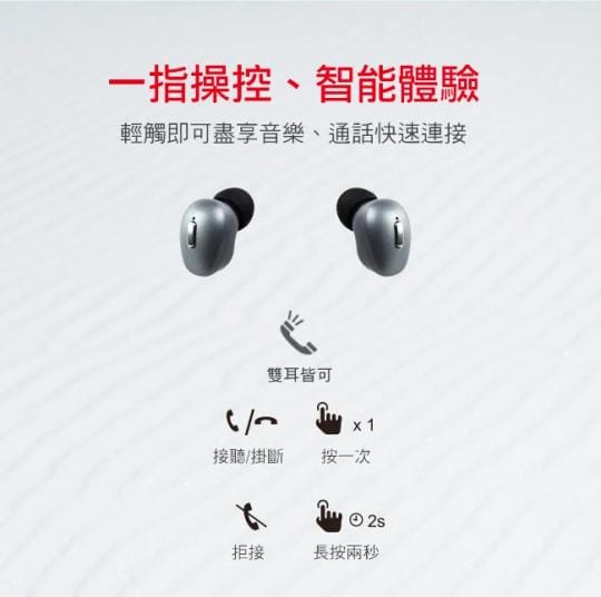 INTOPIC真無線藍牙耳麥
