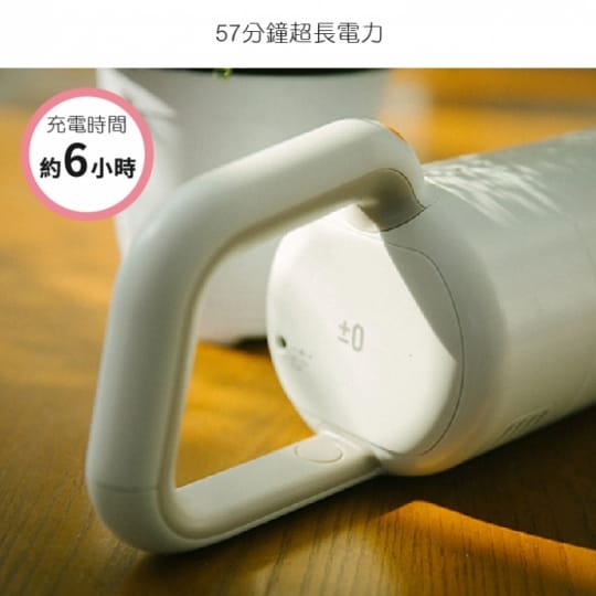 【正負零±0】電池式無線吸塵器 XJC-Y010白色(單機)