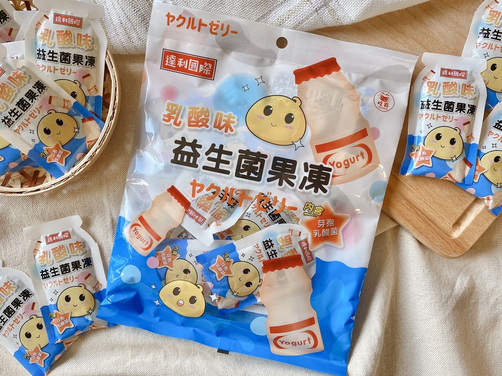 【達利國際】乳酸味益生菌果凍300g (14包/袋) 芽孢乳酸菌