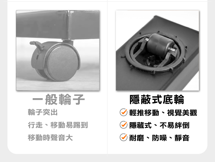 丹尼爾無段氣動升降邊桌